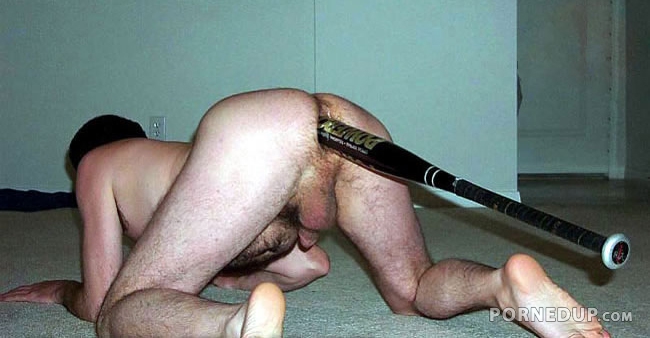 baseball bat in anus