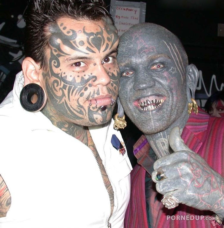 body modification guys show off their tattoos