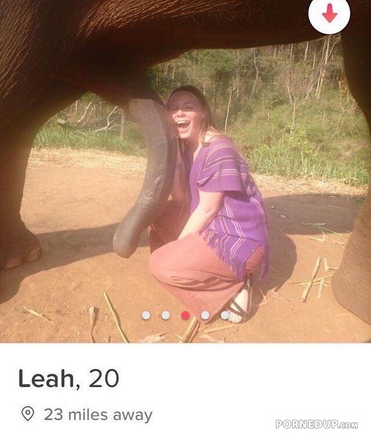 Girl Loves Elephant Cock In Her Face