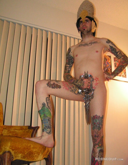 naked tattoo man