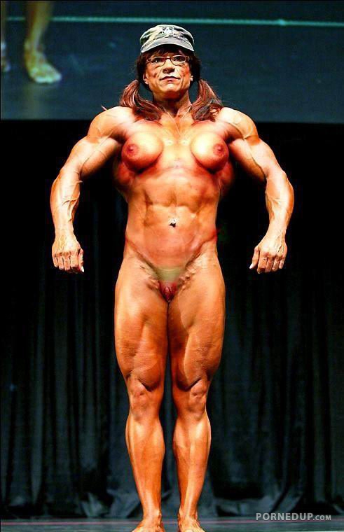 Naked Female Bodybuilder Porned Up