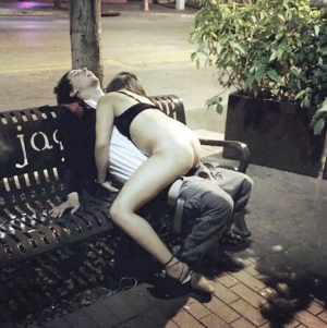 Couple Passed Out During Public Sex