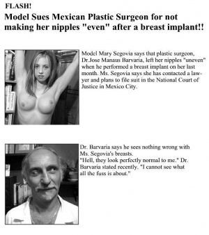 funny breast implant surgery gone wrong