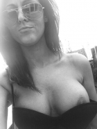 Big tits brunette milf selfie