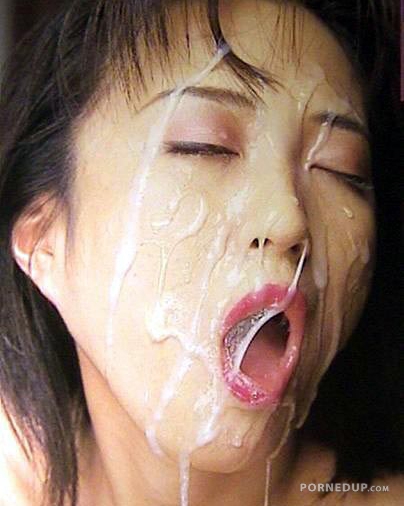 cum splattered face