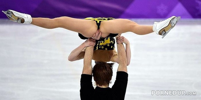 Skating Rink Porn - Finger Slips In Ass During Ice Skate Contest - Porned Up!