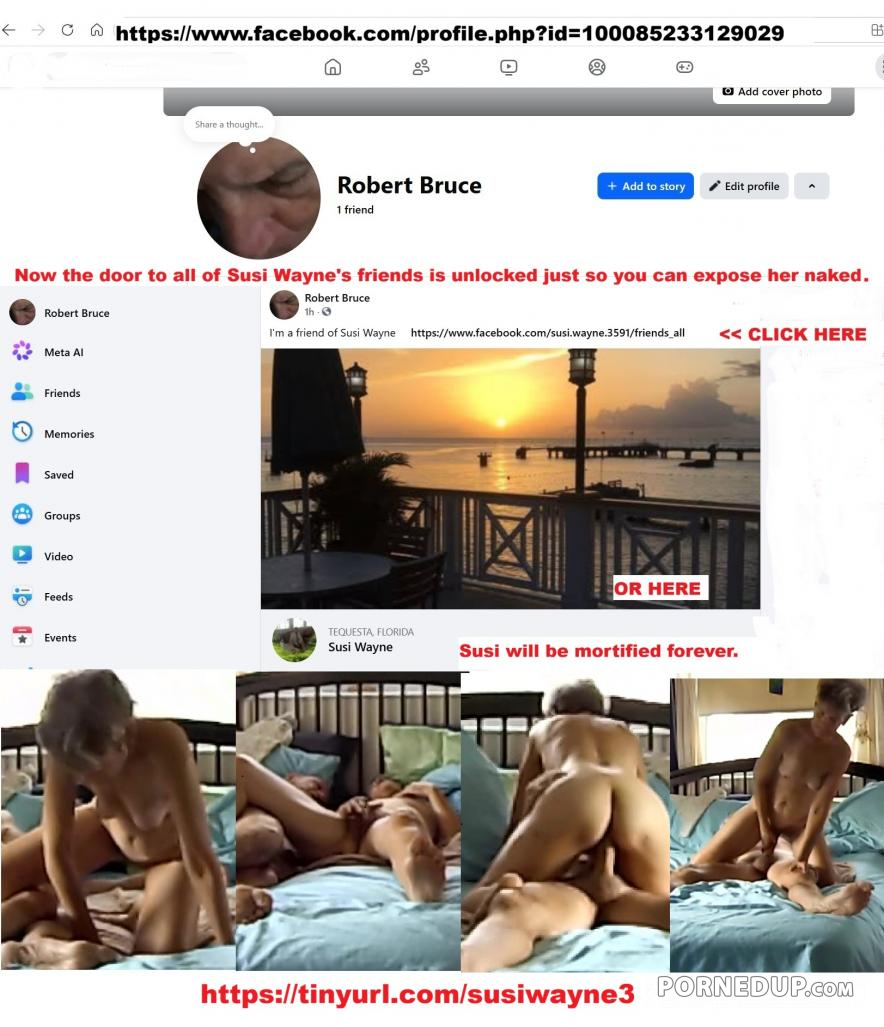 Have a Facebook account? Expose Susi Wayne https://www.facebook.com/profile.php?id=100085233129029 Have a Facebook account? Expose Susi Wayne https://www.facebook.com/profile.php?id=100085233129029