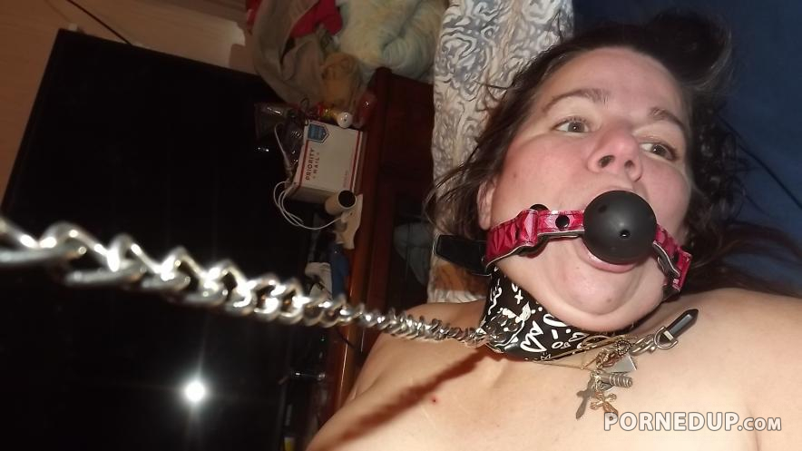 I was bad so I had to lay back and leash pulled tight I was bad so I had to lay back and leash pulled tight