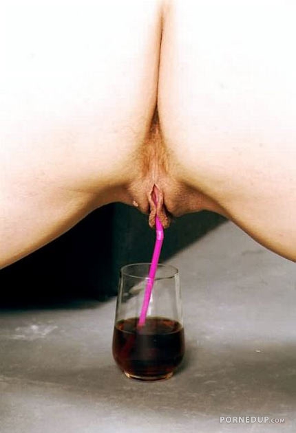 Pussy drinks soda - Porned Up! 