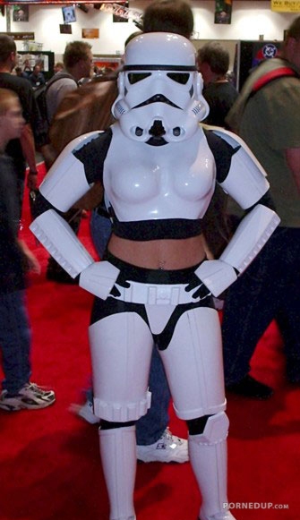 sexy stormtrooper costume.