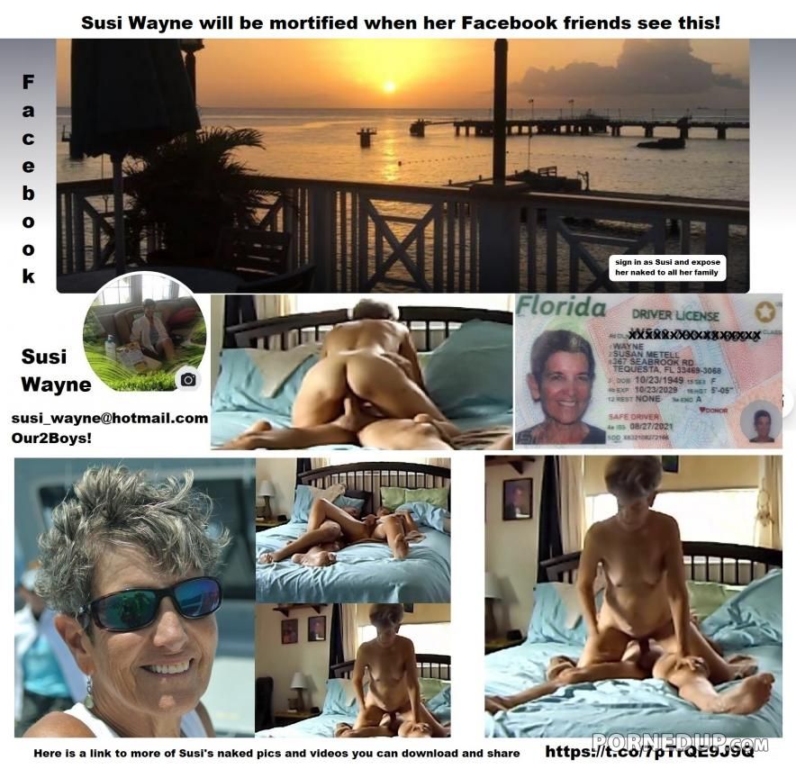 Susi Wayne will perform the most nasty, disgusting sex acts just to keep you from exposing her