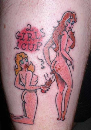 2 girls 1 cup tattoo
