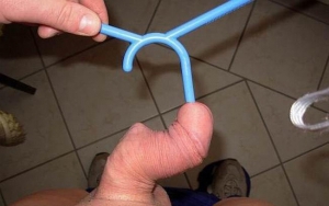 coat hanger in dick