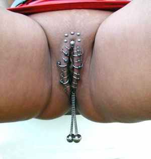crazy pierced pussy