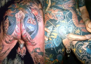 crazy tattoo guy