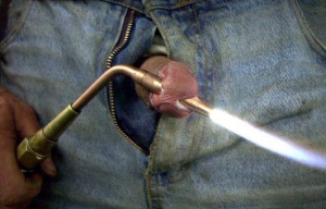 dick on fire