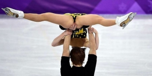 Finger Slips In Ass During Ice Skate Contest