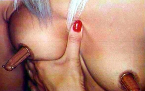 fucked up stretched nipples