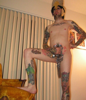 naked tattoo man