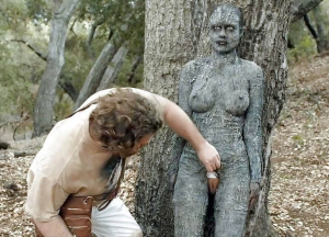 Peeking At Tree Lady's Pussy