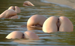 Sexy Asses Diving