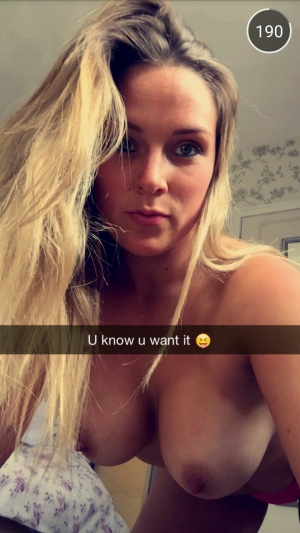 Sexy blonde snapchat leaked