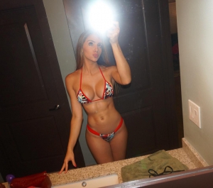 tight body bikini babe