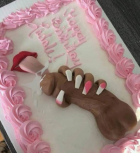 Big Dick Birthday Cake