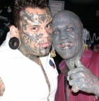 Body modification guys show off their tattoos