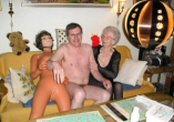Dad Visits Grandma With His Sexdoll