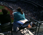 Fat Ass Spotted At The Game