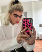 Girl With Big Eyebrows