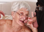 Granny Loses Teeth During Blowjob