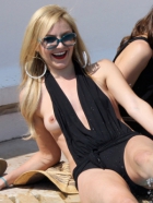 Madison Dylan Nipslip At Beach