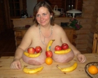 Mature with huge floppy pancake tits