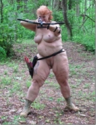 Naked Psycho Woman Will Shoot You In The Face