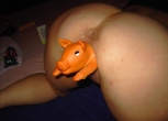 Piggy in a pussy